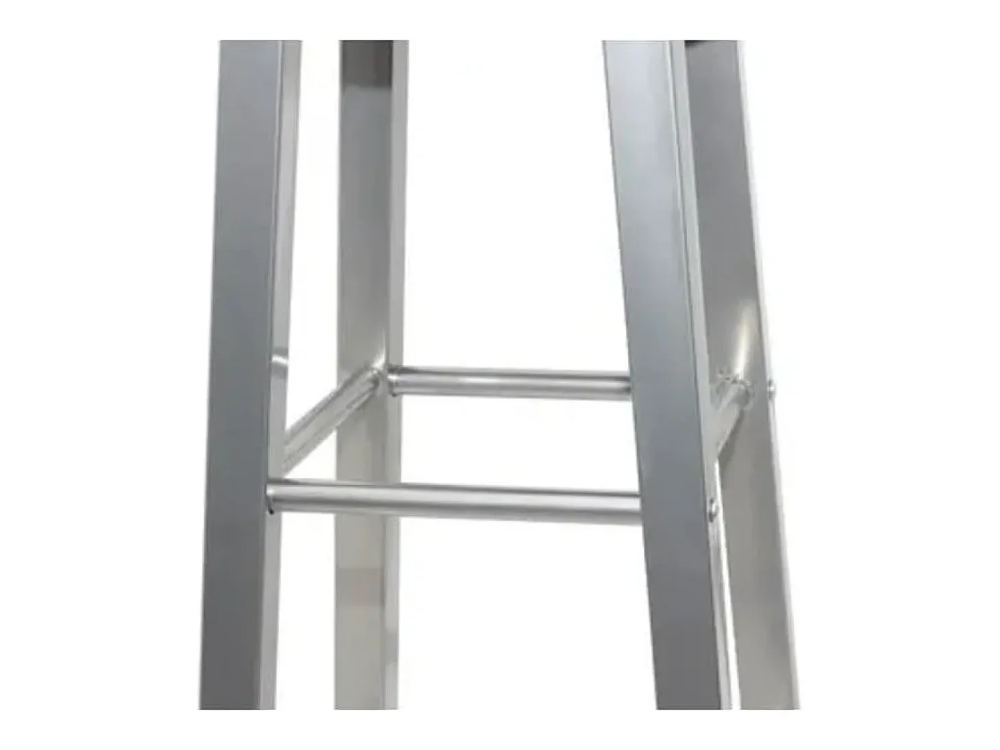 Juego de 2 taburetes de bar de metal con asiento de MDF