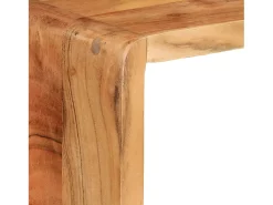 Juego de estantes cubo de pared 3 pzas madera maciza de acacia ES90689