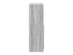 Juego de gabinetes de cocina de 2 piezas de madera de ingeniería gris Sonoma