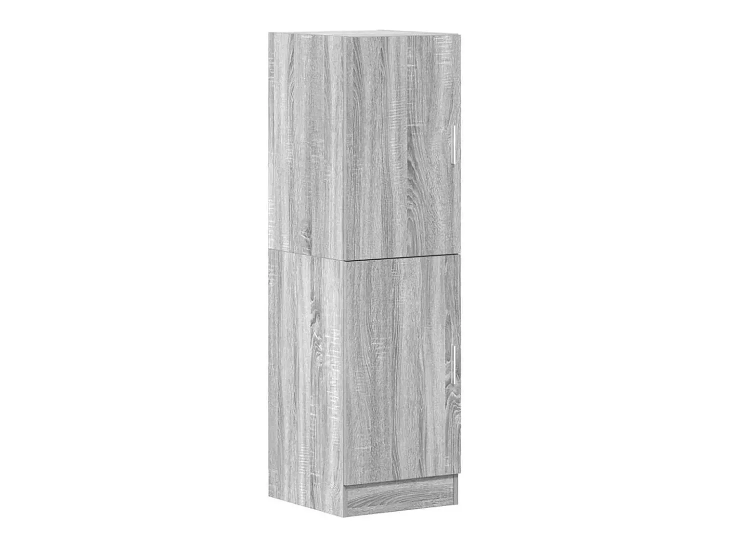 Juego de gabinetes de cocina de 2 piezas de madera de ingeniería gris Sonoma