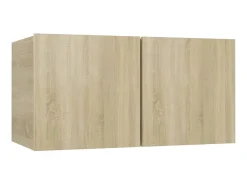 Juego de Muebles para TV 3 piezas roble Sonoma ES46839