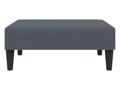 Juego de sofás 2 piezas terciopelo gris oscuro