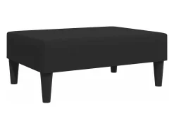 Juego de sofás con cojines 2 piezas terciopelo negro