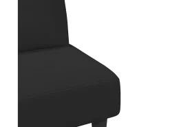 Juego de sofás con cojines 2 piezas terciopelo negro