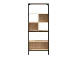 Jytte Librería 5 estantes madera de ingeniería roble 76x33x188,5 cm