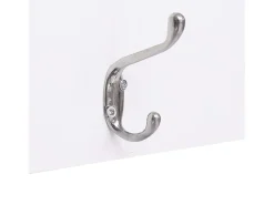 Kadri Perchero de pared WELCOME blanco 74x29,5 cm