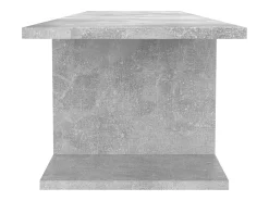 Kiandra Mueble de TV de pared gris hormigón 103x30x26,5 cm