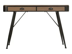 Kit Recibidor De Madera Y Metal Marron