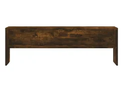Kobe Mueble de TV madera de ingeniería roble ahumado 120x40x40 cm