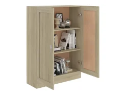 Krimpen aan den IJssel Estantería madera contrachapada color roble 82,5x30,5x115 cm