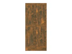 Krimpen aan den IJssel Estantería madera contrachapada roble ahumado 82,5x30,5x185,5cm