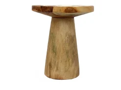 La Mesa Auxiliar Cónica De Madera - Natural - 50