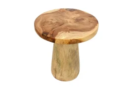 La Mesa Auxiliar Cónica De Madera - Natural - 50
