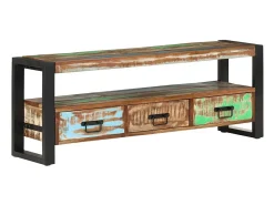 La Mirada Mueble de TV madera maciza reciclada 120x30x45 cm