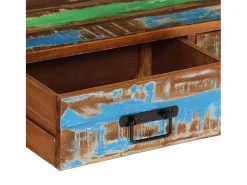 La Mirada Mueble de TV madera maciza reciclada 120x30x45 cm