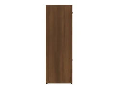 Lacey Estantería madera contrachapada roble marrón 90x30x90 cm