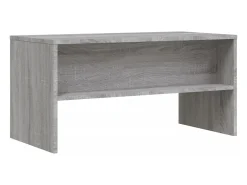 Lackland AFB Mueble de TV madera de ingeniería gris Sonoma 80x40x40 cm