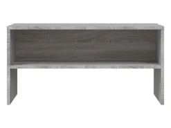 Lackland AFB Mueble de TV madera de ingeniería gris Sonoma 80x40x40 cm