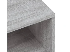 Lackland AFB Mueble de TV madera de ingeniería gris Sonoma 80x40x40 cm