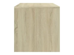 Lackland AFB Mueble de TV madera contrachapada roble Sonoma 80x40x40cm