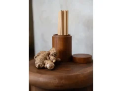 Las Pajitas de Bambú - Juego de 10 Con Cepillo de Limpieza
