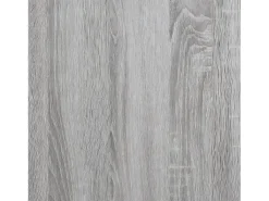 Librería 3 estantes madera ingeniería gris Sonoma 59x35x90,5 cm