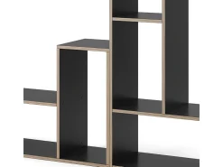 Librería antracita 112.8x30x56.4 tetrix