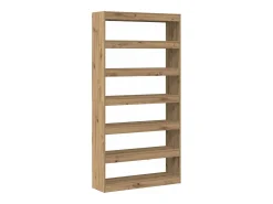 Librería Artesanal de Madera Maciza de Roble 100 x 30 x 198 cm