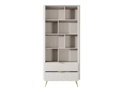 Librería: Bege, 88,2 x 38 x 193,8 cm