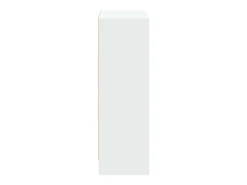 Librería Blanca 60x24x76 cm Madera de Ingeniería