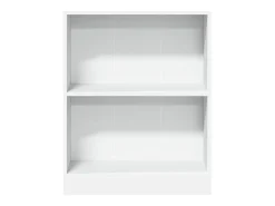 Librería Blanca 60x24x76 cm Madera de Ingeniería