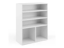 Librería blanco 72x30.6x90.2