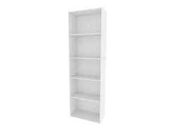 Librería blanco 60x30.4x190 bob