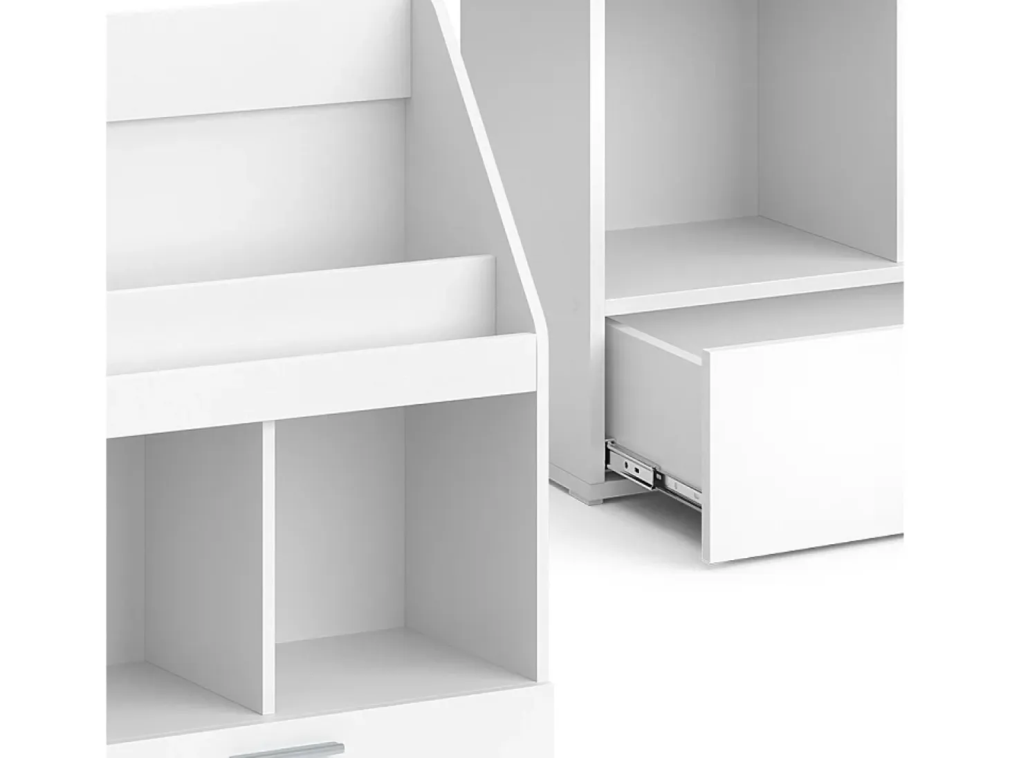 Librería blanco 72x31.2x96.2 luigi