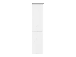 Librería BODO 5 estantes madera maciza pino blanco 80x38x180 cm
