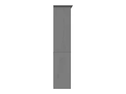 Librería BODO madera maciza de pino gris 80x40x172 cm