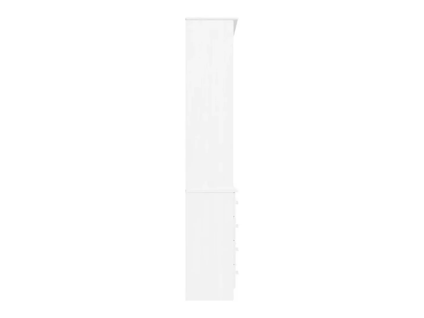 Librería con cajones ALTA madera de pino blanco 77x35x186,5 cm