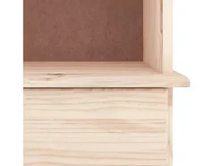 Librería con cajones ALTA madera maciza de pino 60x35x142 cm