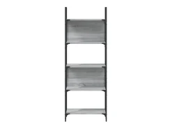 Librería de 5 estantes madera gris Sonoma 60,5x24x166,5 cm