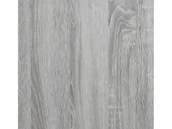Librería de 4 estantes madera gris Sonoma 35x30x138,5 cm