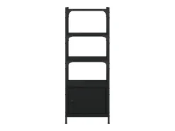 Librería de 3 estantes madera ingeniería negro 41x30x109,5 cm