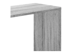 Librería de 5 niveles madera gris Sonoma 80,5x23,5x162,5 cm
