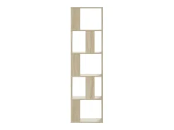 Librería de 5 niveles madera roble Sonoma 45x23,5x162,5 cm ES203974