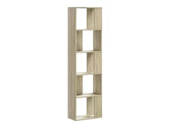 Librería de 5 niveles madera roble Sonoma 45x23,5x162,5 cm ES203974