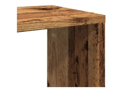 Librería de madera de ingeniería madera envejecida 60x24x63 cm