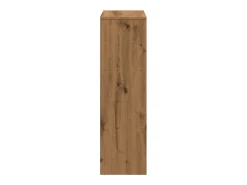 Librería divisor 3 niveles madera roble artisan 99x29x99 cm