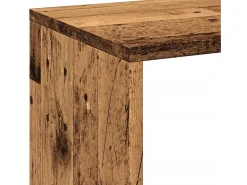 Librería divisor madera ingeniería envejecida 69,5x29x69,5 cm