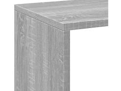 Librería divisor madera ingeniería gris Sonoma 69,5x29x137,5 cm