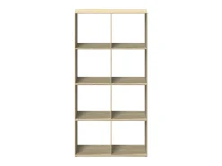 Librería divisor madera ingeniería roble Sonoma 69,5x29x137,5cm