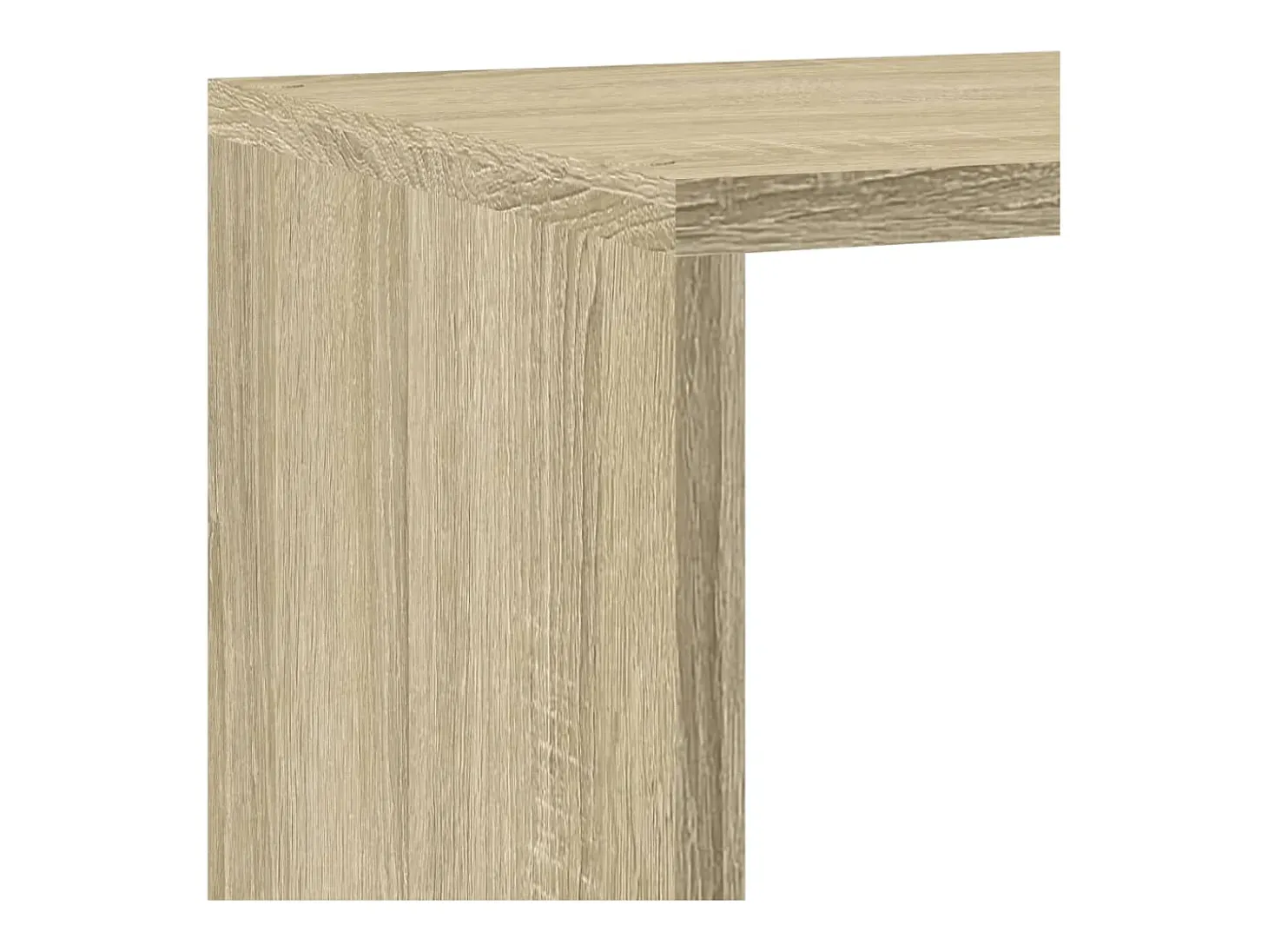 Librería divisora 4 niveles madera Sonoma 143,5x29x143,5 cm